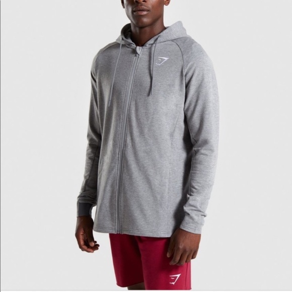 Gymshark | Shirts | Nwt Gym Shark Critical Zip Hoodie Grey Size Medium |  Poshmark